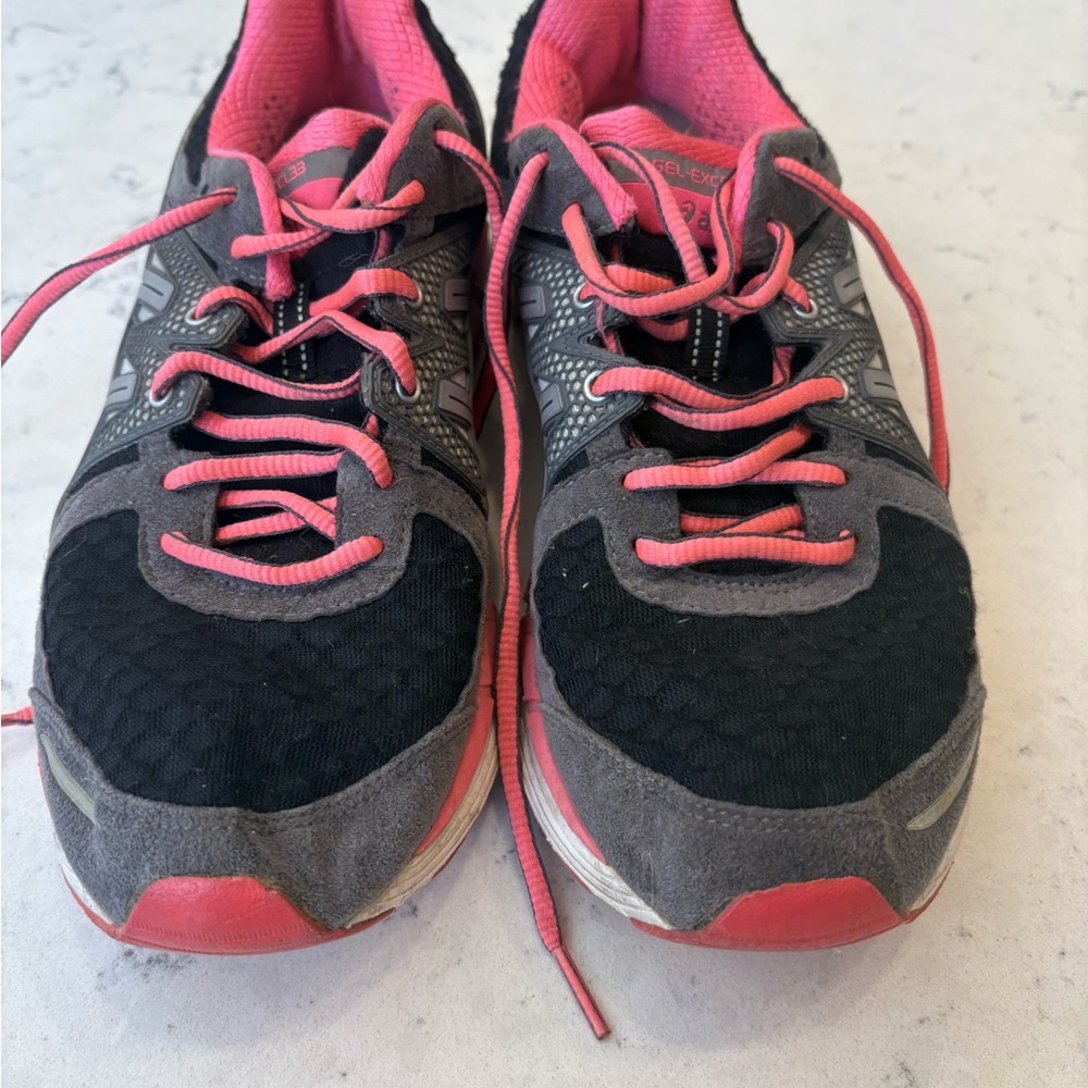 Asics Women's Athletic Shoes - Pink and Gray